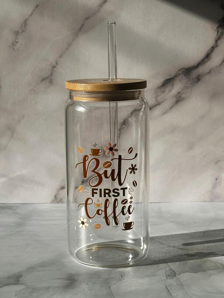 But First Coffee Glasscan