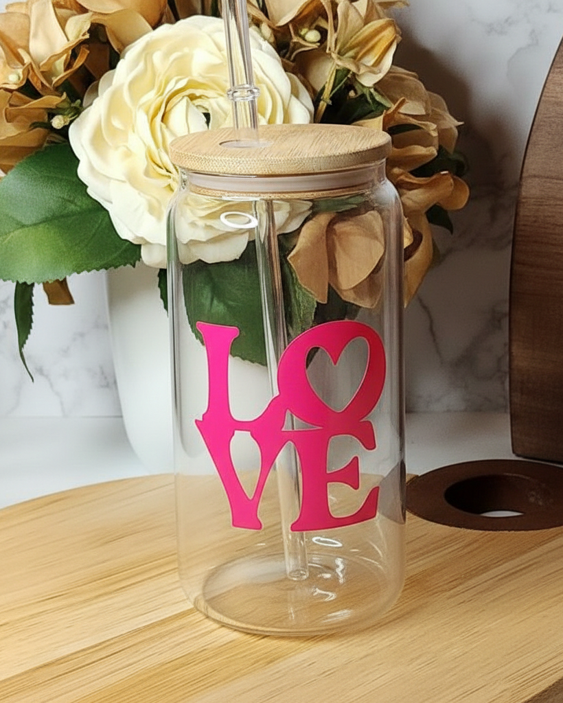 Love Glass Can