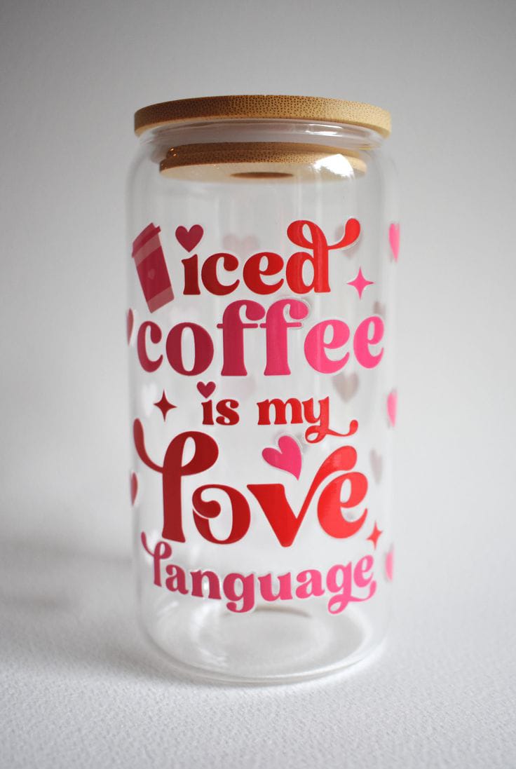 Iced Coffee Is My Love Language Glasscan