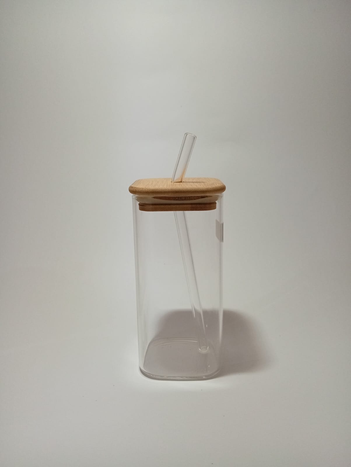Square Glass Can