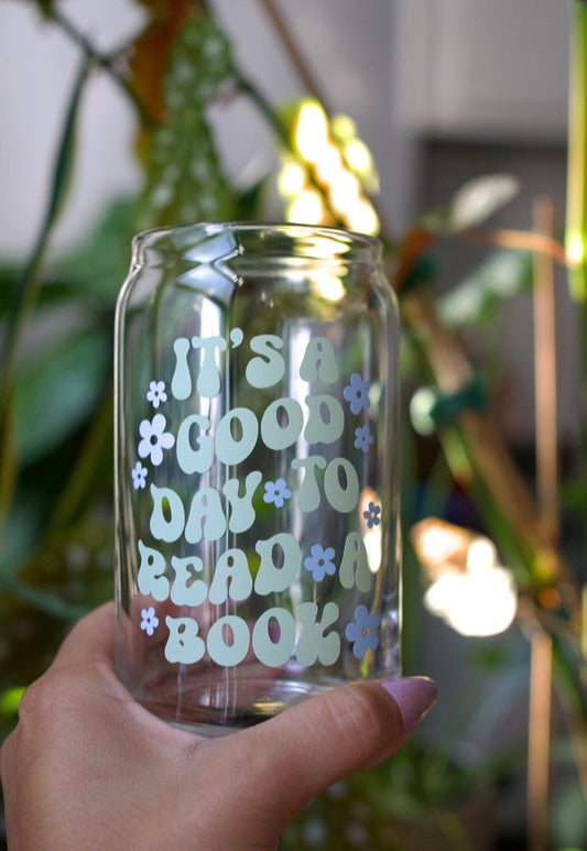 It's A Good Day to Read a Book Glasscan