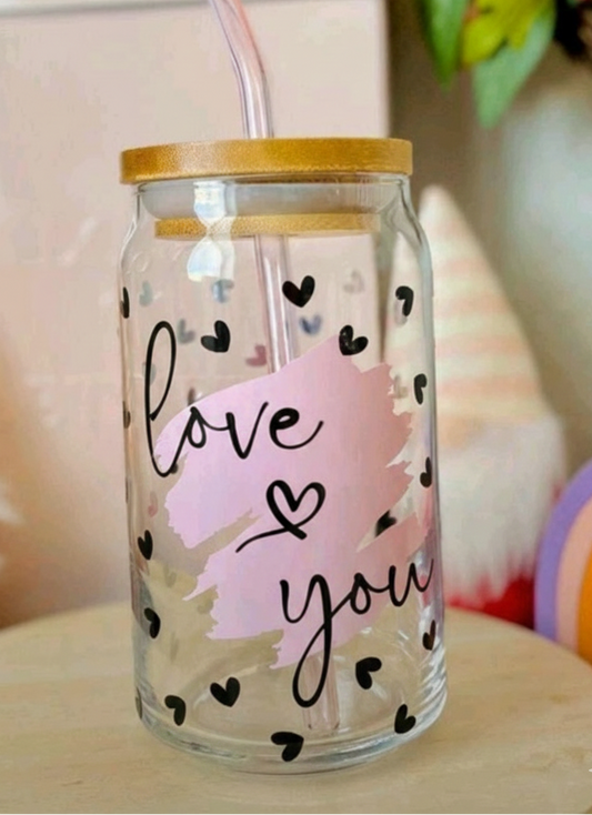 Love You Glass Can
