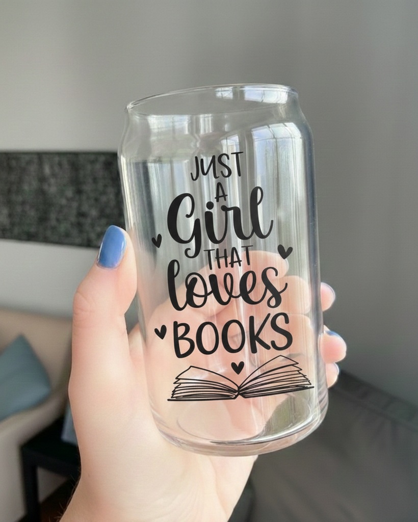 A Girl That Loves Books Glasscan