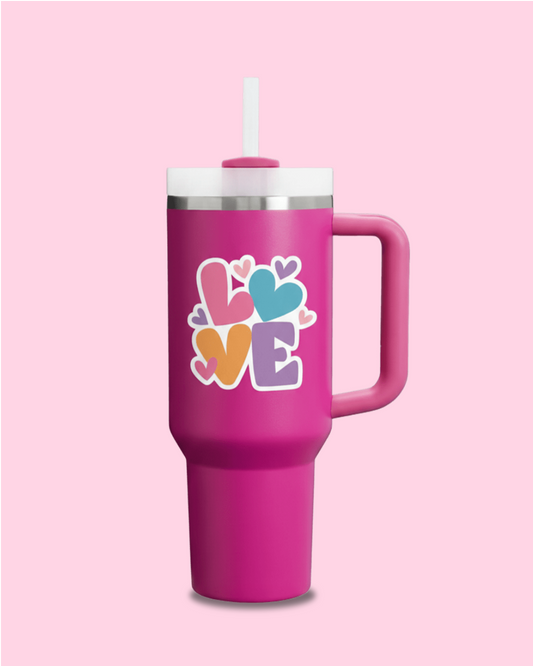 Pink Love Tumbler