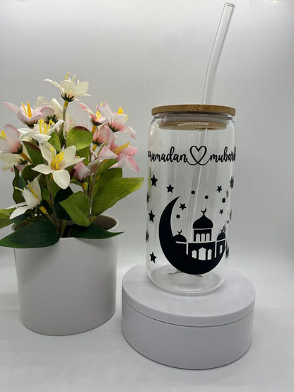 Ramadan Reflections Glass Can